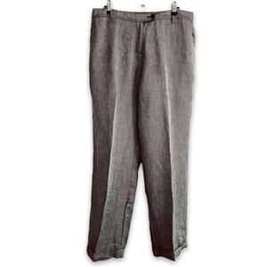 Christian Berg - Wide Leg Linen Pant - Gray - Size 42